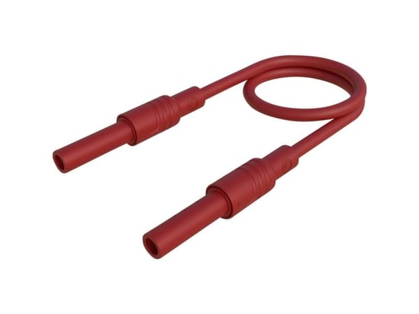 SKS Hirschmann MAL S BB 50/2,5 rt Prøveledning Rød 1 stk SKS Hirschmann MAL S BB 50/2,5 rt Prøveledning Rød 1 stk