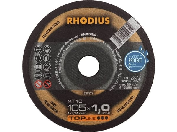 Rhodius XT10 209822 kappeskiver 50 stk