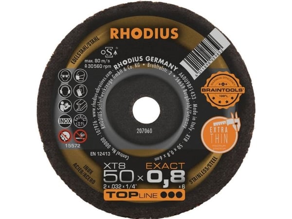 Rhodius XT8 EXACT MINI 207060 skärskiva 50 st