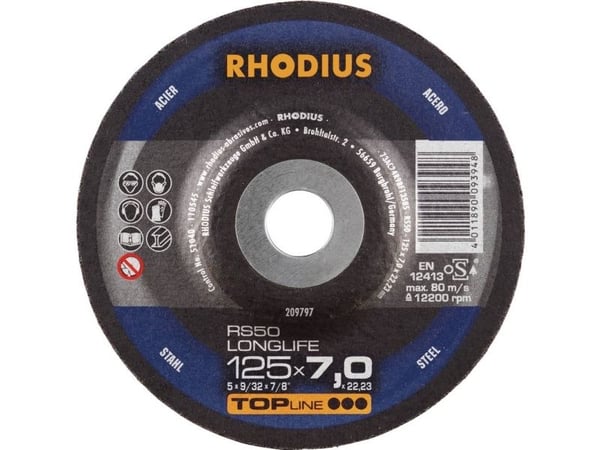 Rhodius 209797 RS50 LONGLIFE slipeskive 25 stk