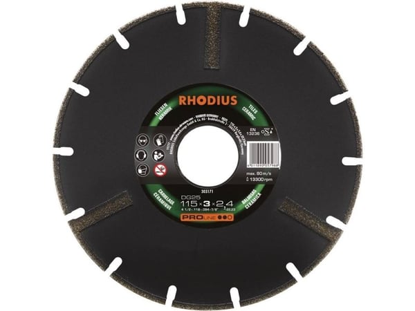 Rhodius DG25 303171 diamantskjæreskive 1 stk
