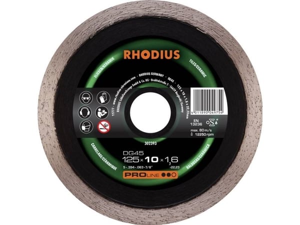 Rhodius DG45 302393 diamantkappeskive 1 stk