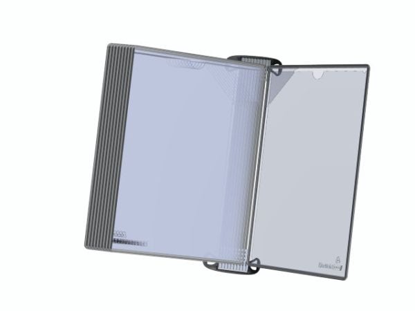 Tarifold PRO Væg Display A4 10 Lommer Sort