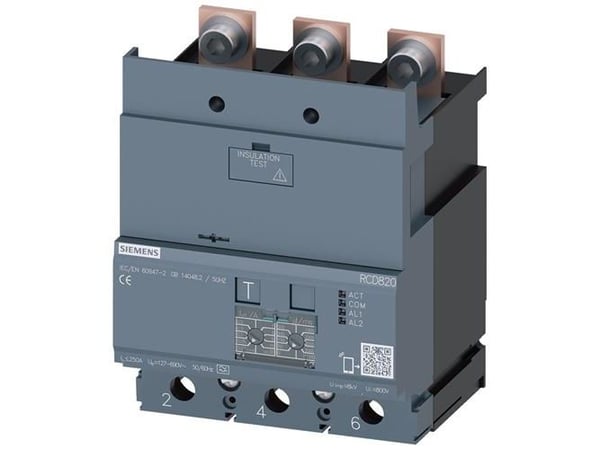 Siemens 3VA9223-0RL30 Differensstrøm-beskyttelsesapparat 1 stk (B x H x T) 105 x 115 x 86 mm