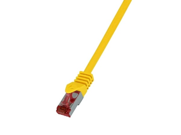 LogiLink PrimeLine - Patchkabel - RJ-45 (han) til RJ-45 (han) - 1 m - SFTP, PiMF - CAT 6 - booted, halogenfri, knastfri - gul
