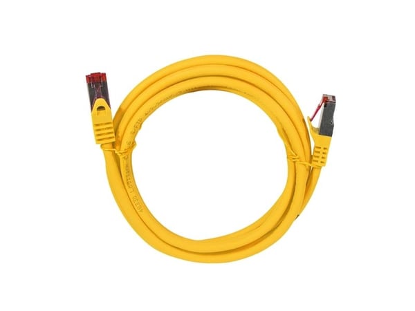 LogiLink PrimeLine - Patchkabel - RJ-45 (han) til RJ-45 (han) - 1 m - SFTP, PiMF - CAT 6 - booted, halogenfri, knastfri - gul