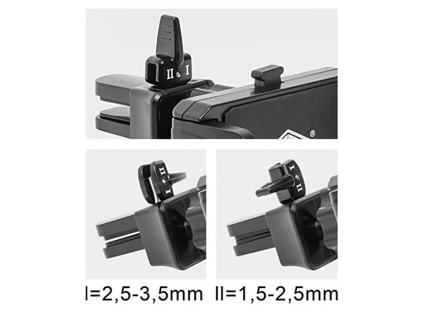 Wedo 60 06101, Mobiltelefon/smarttelefon, Passiv holder, Bil, Sort