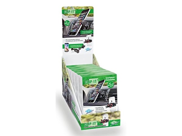 Wedo 60 06101, Mobiltelefon/smarttelefon, Passiv holder, Bil, Sort