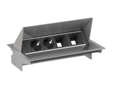 Bachmann CONEO - Pistorasia - tulo: GST18 - lähtöliittimet: 2 - 20 cm johto - metallinharmaa, RAL 9006