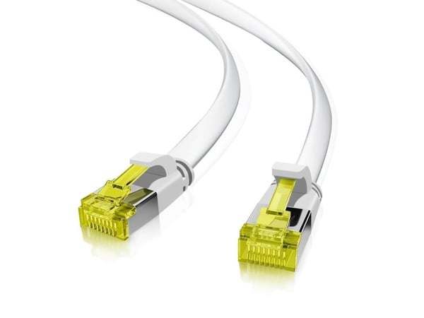Helos 205263, 15 m, Cat6a, U/FTP (STP), RJ-45, RJ-45, valkoinen