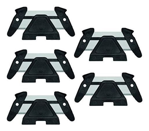 WEDO erstatningsblad for sikkerhetskniver, boks med 5 stk i rustfritt stål, egnet for WEDO sikkerhet - 1 stk (7886)