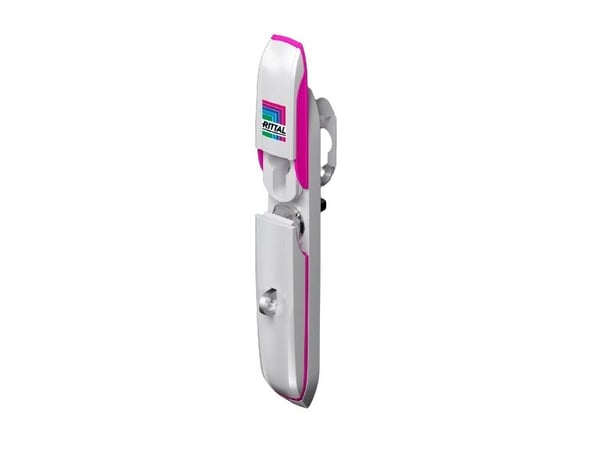 Rittal AX 2435.400, Dørhåndtak, Zink, Lysegrå, Rosa, 1 stykker