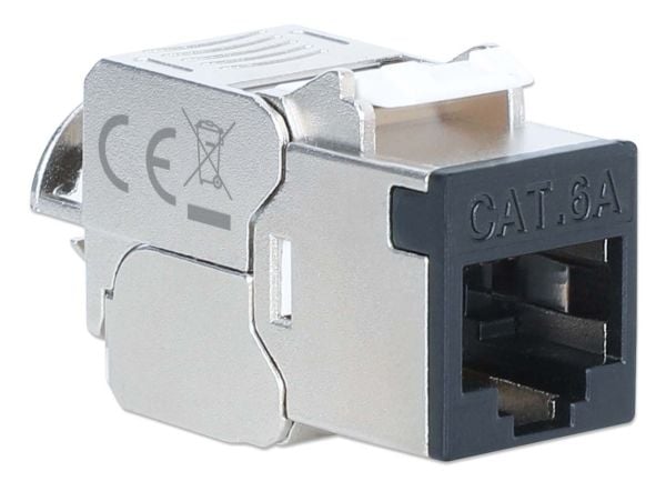 Intellinet Cat6a 10G STP Keystone-moduuli musta (791298)