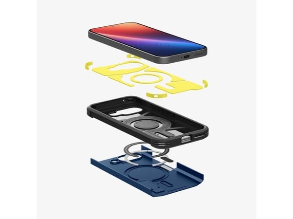 Spigen Tough Armor AI (MagFit), Etui, Google, Pixel 9a, 16 cm (6.3"), Marineblå