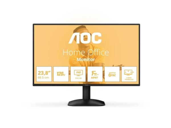 AOC 24B31H, 60,5 cm (23.8"), 1920 x 1080 piksler, Full HD, 4 ms, Svart