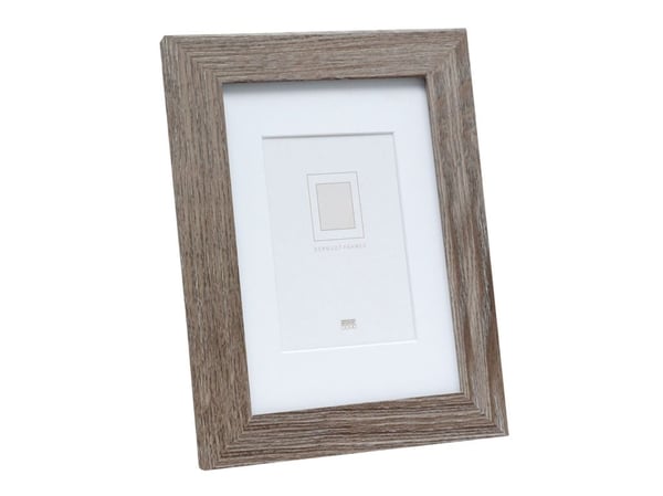 Deknudt S66KH3 P1, Enkel bilderamme, Glass, Tre, Grå, Bord, Vegg, 20 x 20 cm, Rektangulær