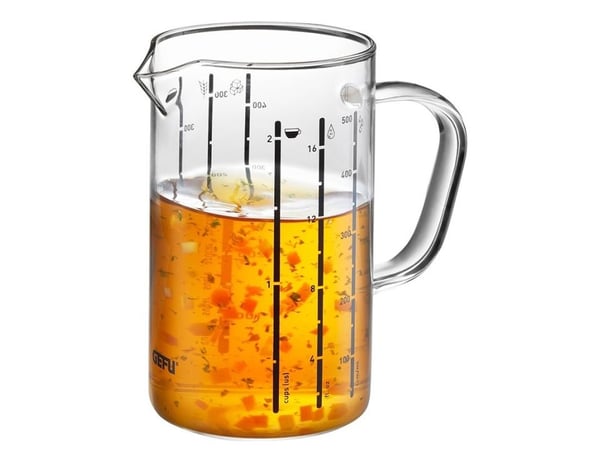 GEFU METI, 0,5 l, ml, oz, Borosilikatglass, Gjennomsiktig, 88 mm, 126 mm GEFU METI, 0,5 l, ml, oz, Borosilikatglass, Gjennomsiktig, 88 mm, 126 mm