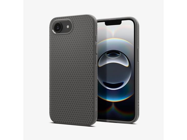 Spigen Liquid Air, Suojus, Apple, iPhone 16e, 15,5 cm (6.1"), Harmaa