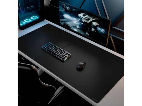 Glorious Gaming GLO-MP2-CLTH-EGL-3XL-BLK, Sort, Monokromatisk, Stoff, Gummi, Antiskliunderlag, Musematte til gaming