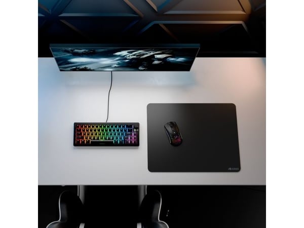 Glorious Gaming GLO-MP2-CLTH-EGL-XL-BLK, Sort, Monokromatisk, Stoff, Gummi, Antiskliunderlag, Musematte til gaming