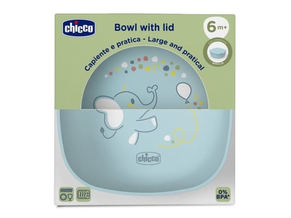 Chicco 00016001250000, Lasten kulho, Turkoosi, Poika/Tyttö, 0,6 vuotta, 187 g, 148 mm