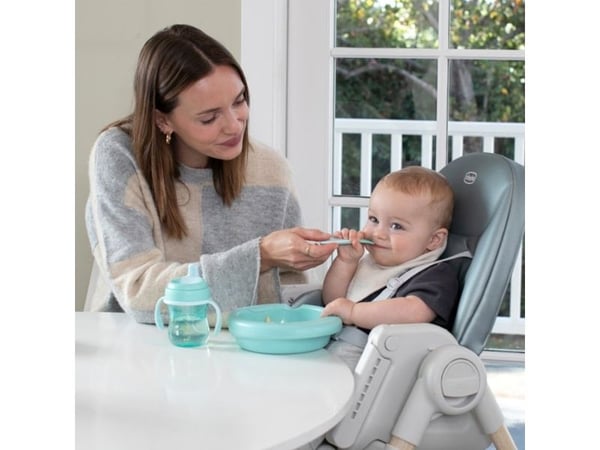 Chicco 00016100150000, Pikkulasten lusikka, Ruusu, Poika/tyttö, 0,8 vuosi/vuosia, 215 mm, 100 mm