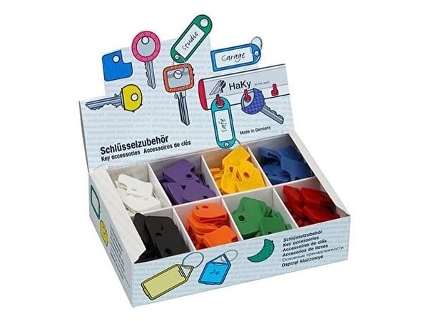 Wedo 262 8070, Assorterte farger, Plast, 27 mm, 30 mm, 200 stykker