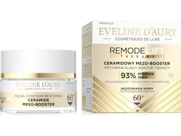 Eveline Remodelift Therapy 60+ Ceramid meso-booster gjenoppretter ansiktskontur 50ml