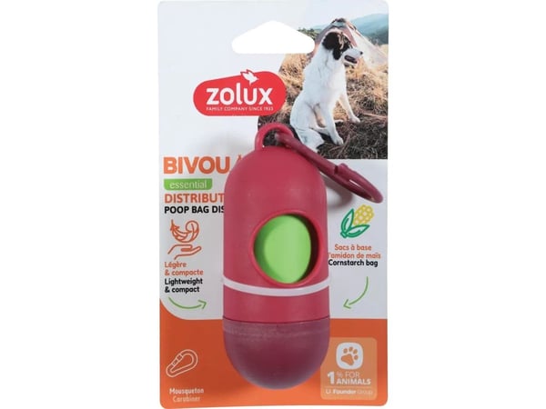 ZOLUX ulostepussiannostelija BIVOUAK punainen