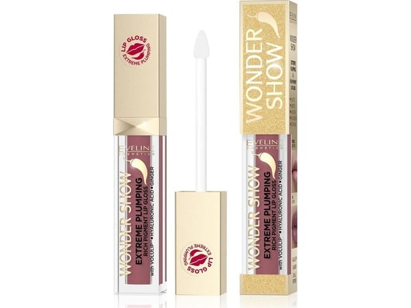 EVELINE Wonder Show leppe-glans som gir mer fylde nr. 04 Angel Kiss 6,8 ml