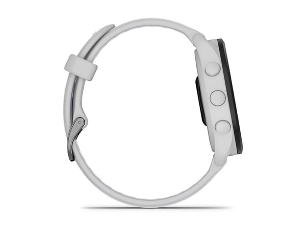 Garmin Forerunner 165 - Disgrå - sportsur med bånd - silikon - hvitstein - håndleddstørrelse: 126-203 mm - display 1.2" - 4 GB - Bluetooth, ANT+ - ...