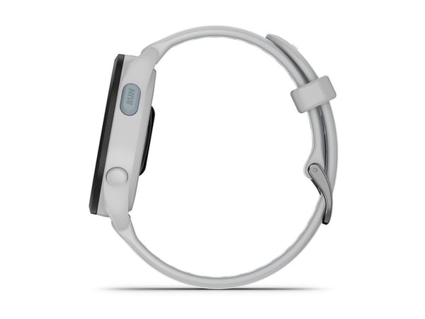 Garmin Forerunner 165 - Disgrå - sportsur med bånd - silikon - hvitstein - håndleddstørrelse: 126-203 mm - display 1.2" - 4 GB - Bluetooth, ANT+ - ...