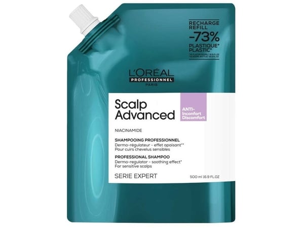 L'OREAL PROFESSIONNEL_Serie Expert Scalp Advanced Anti-Discomfort shampoo herkkä päänahka täydennys 500ml
