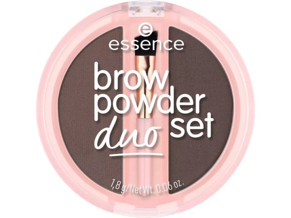 Essence Brow Powder Duo Set Puder do brwi 1.8g Dark (03)