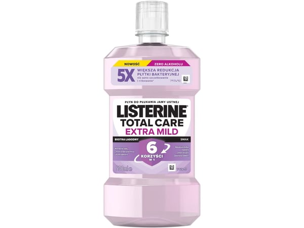 LISTERINE munnvann Total Care - Extra Mild (mild smak) 500 ml