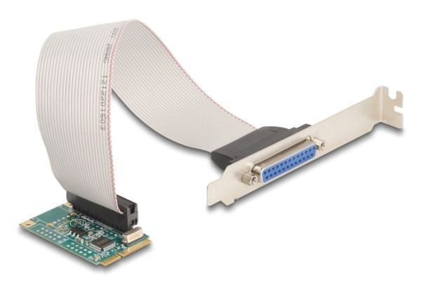 Delock - Parallelladapter - PCIe 1.2 Full Mini Card lav profil - IEEE 1284 x 1
