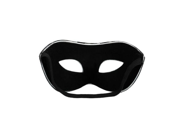 Discoögonmask, silver