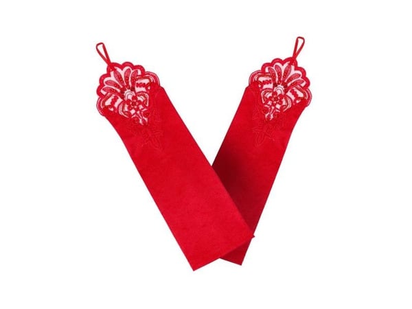 Röd flapper-set