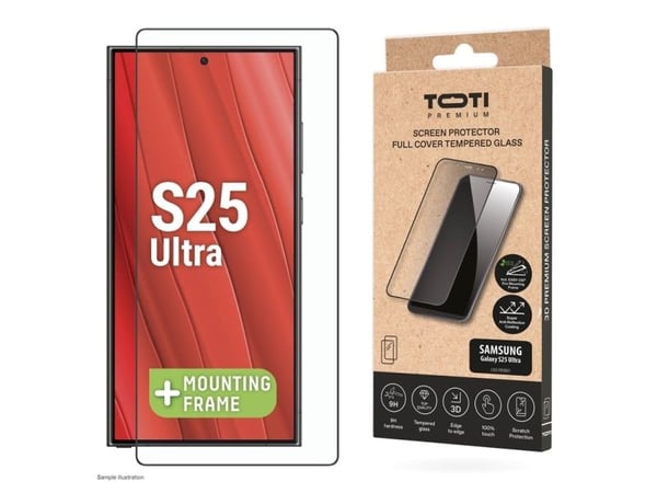 PREMIUM TEMPERED glass 3D screen protector full cover for Samsung Galaxy S25 Ultra