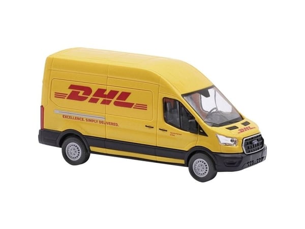 Busch 54508 H0 Personbil modell Ford Transit 2014 DHL