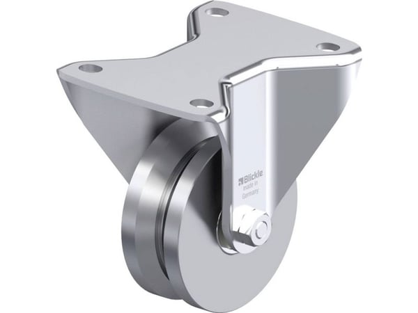 Blickle 937789 BH-DSPK 101K-3 fast hjul i stål, hjuldiameter: 100 mm, bæreevne (maks.): 600 kg, 1 stk