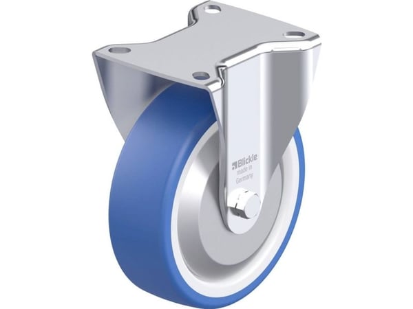 Blickle 936186 B-POTHS 125G-FA fast hjul i stål, hjuldiameter 125 mm, lastkapacitet (max.) 250 kg, 1 st
