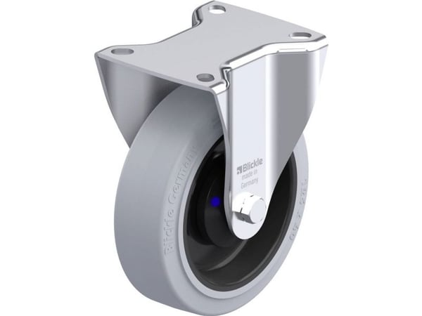 Blickle 945676 B-POEV 125XKA-SG Kiinteä teräspyörä Pyörän halkaisija: 125 mm Kantavuus (max.): 250 kg 1 kpl
