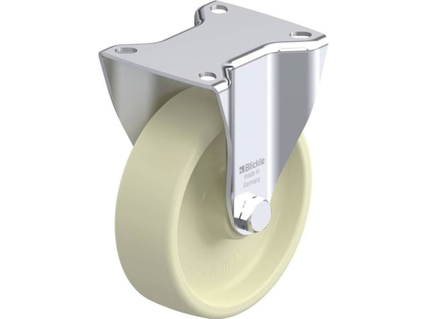 Blickle 940342 BK-POH 125G-1 fast hjul i stål - hjuldiameter 125 mm - bæreevne maks. 350 kg (1 stk)