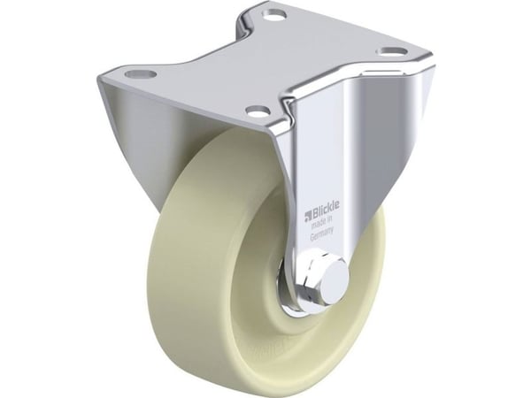 Blickle 940341 BK-POH 102HK-1 dreiehjul i stål, hjuldiameter 100 mm, bæreevne maks. 300 kg, 1 stk