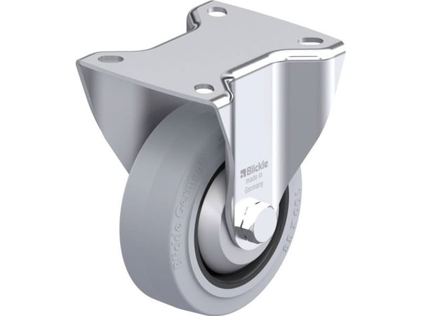Blickle 851385 BK-POEV 100XR-1-SG-FA faste hjul i stål, hjuldiameter 100 mm, bæreevne (maks.) 200 kg, 1 stk