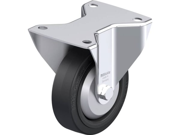 Blickle 851422 BK-POEV 125KAD-3-FA faste hjul i stål, hjuldiameter 125 mm, bæreevne (maks.) 250 kg, 1 stk