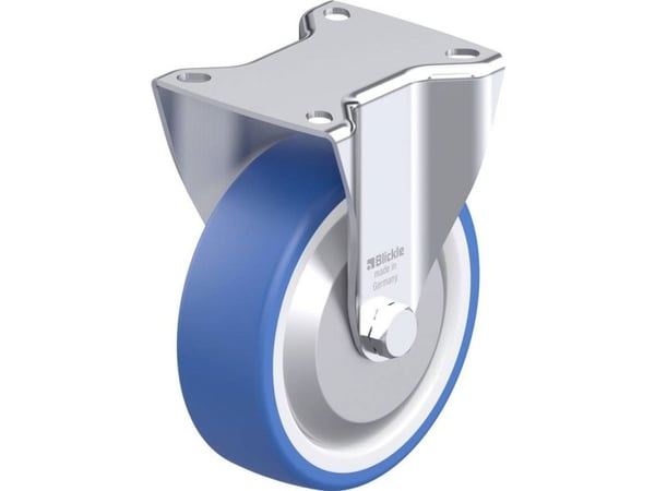 Blickle 947880 BK-POTHS 125XR-1-FA Kiinteät teräsrullat Pyörän halkaisija: 125 mm Kantavuus (max): 275 kg 1 kpl 1 kpl