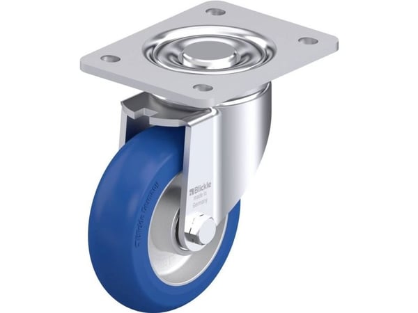 Blickle 879488 LH-ALBS 125K-3-CO Ohjauspyörä terästä Pyörän halkaisija: 125 mm Kantavuus (max.): 370 kg 1 kpl