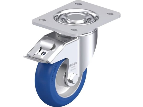 Blickle 879489 LH-ALBS 125K-3-FI-CO styrhjul i stål, hjuldiameter 125 mm, bärförmåga (max) 370 kg, 1 st